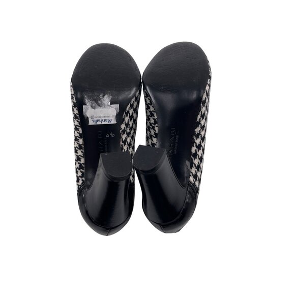 Tahari Women's Houndstooth High Heel Pumps Size 9 Block Heel Rockabilly - Picture 6 of 6